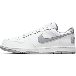 耐克男子低帮运动鞋抓地耐穿部分皮面NIKE BIG LOW 355152