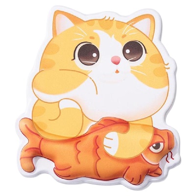 故宫文具文创宫猫鼠标垫可爱女生软萌创意办公防滑加厚护腕软桌垫