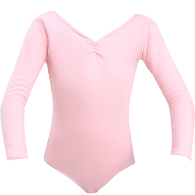 儿童女舞蹈服冬季加绒加厚练功服