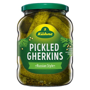 德国进口冠利酸黄瓜俄罗斯风味沙拉三明治汉堡俄式腌制酸青瓜罐头