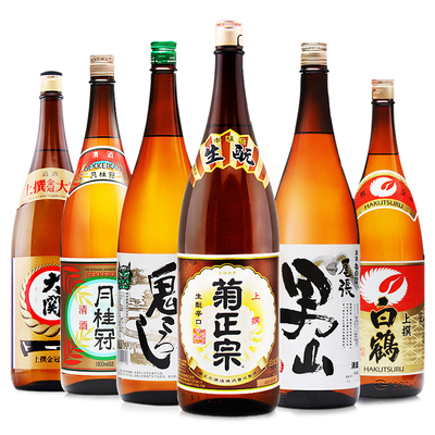 日本清酒原装进口1.8l大关男山