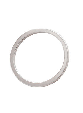 基础s925纯银细关节女闭口戒指