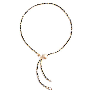 时尚电话背绳手机链小香风手机链条斜挎可调节挂绳手机壳链高级感