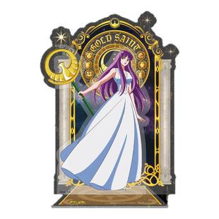 漫库正版周边圣斗士星矢女神的守护者系列双插立牌 雅典娜 官谷