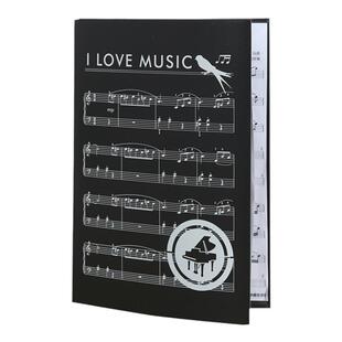 正品演奏乐谱夹 钢琴音乐会6页A4三折不反光可修改曲谱文件夹定制