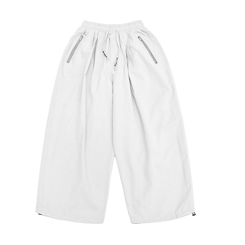 阔腿九分裤男夏季日系复古