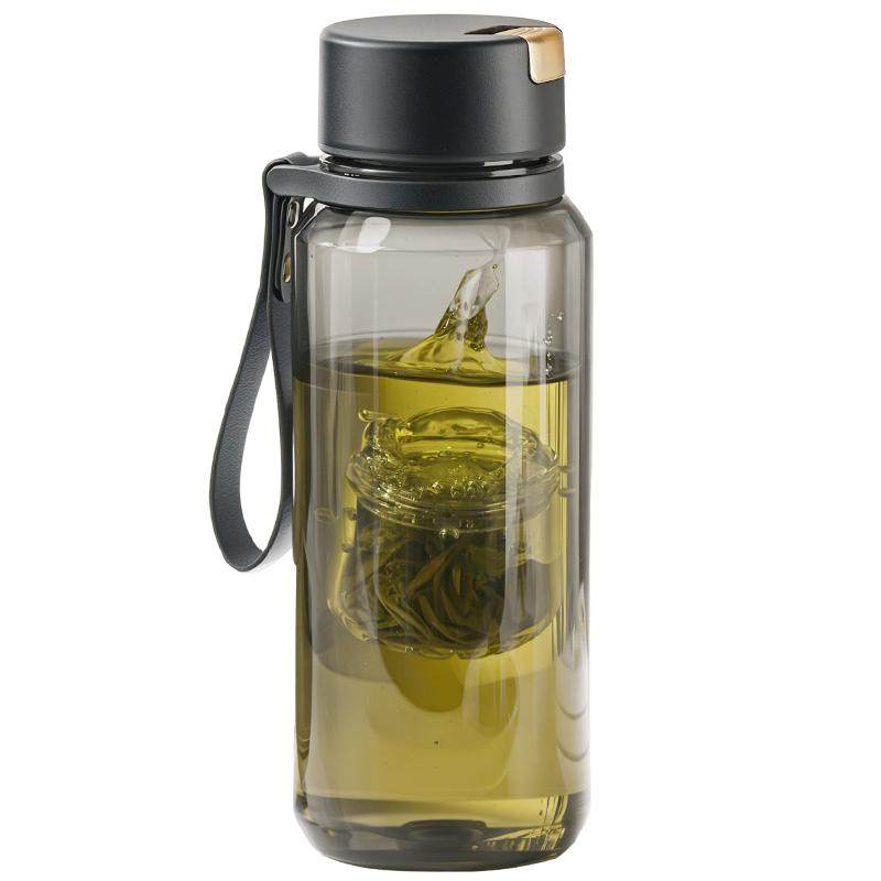 一按一吸◆大容量磁吸茶水分离杯