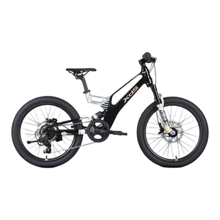 喜德盛青少年儿童自行车镁驰7速油刹镁合金车架前后避震器单车