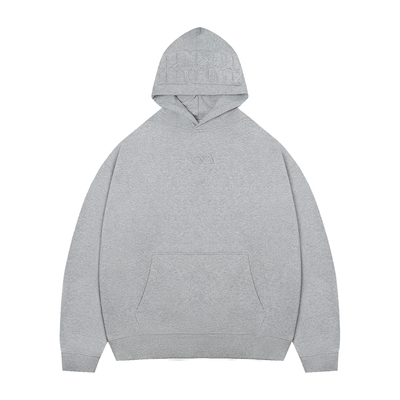 BIPOLAR贴布结构连帽宽松卫衣