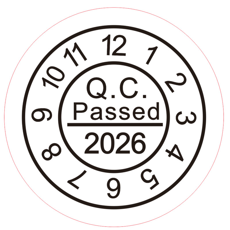 现货合格证2cmqcpass日期圆形