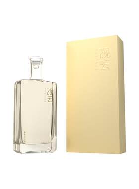 观云汉山53酱香型500ml单瓶白酒
