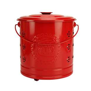 不锈钢聚宝桶烧纸钱桶聚宝桶化金桶焚化炉元宝烧宝桶家用烧纸桶