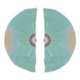 山西小花戏枝头春意闹真丝秧歌舞蹈扇子广场舞古风表演专用跳舞扇