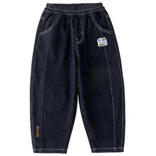 【不易褪色】棉花堂儿童牛仔裤宝宝长裤男童裤子女童休闲裤春秋装