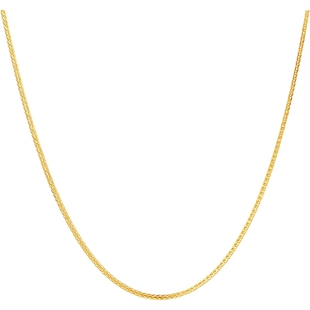 周六福黄金项链5G计价足金素链肖邦链锁骨链女款新年礼物