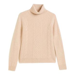 内蒙古高原山羊绒衫高领女100 纯山羊绒毛衣秋冬加厚换季降温爆款