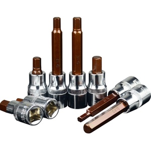 上匠内六角套筒旋具头批头加长1/2六角压配风炮电动气动套筒批头