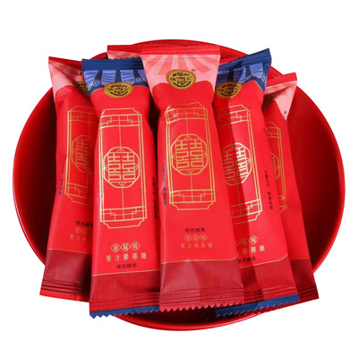 徐福记草莓味水果汁棒棒糖