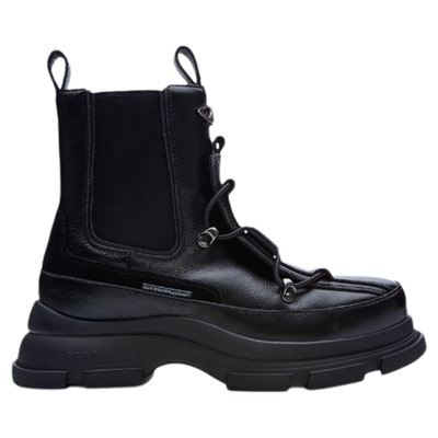 王鹤棣田栩宁同款|bothGAO EVA系列25秋季牛皮革厚底马丁靴登山靴