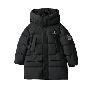 90白鸭绒 儿童羽绒服男童女童中长款加厚外套 中大童 冬装 童装