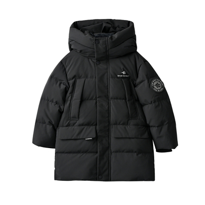 中大童羽绒服中长款保暖外套