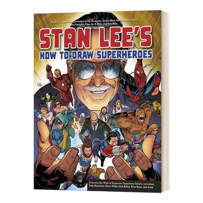 英文原版 Stan Lee's How to Draw Superheroes 斯坦李如何画Marvel超级英雄钢铁侠 X战警 复仇者 英文版 进口英语原版书籍