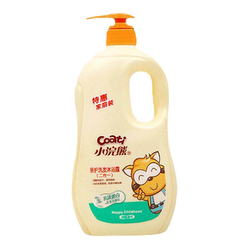 小浣熊洗发沐浴露1000ml
