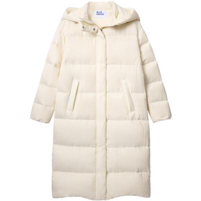 BLUE ERDOS冬季新品休闲百搭长款保暖连帽羽绒服外套B256S1018