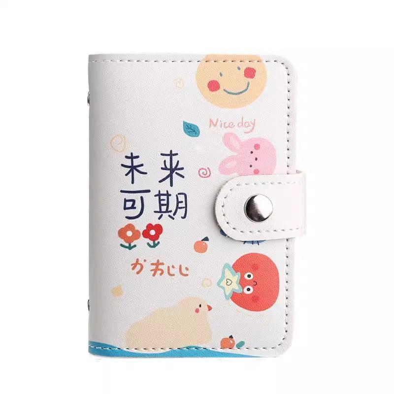 可爱卡通卡包女款2026新款小巧便携多卡位证件收纳包男卡片包卡套