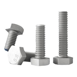 8.8级热镀锌外六角螺丝高强度外六角螺栓铁塔热浸锌螺杆螺钉M8-36