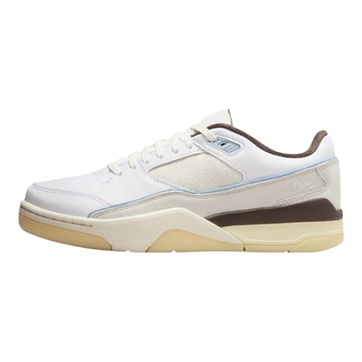 Jordan FLIGHT COURT 男款米白色耐磨低帮复古篮球鞋 IB8858-141