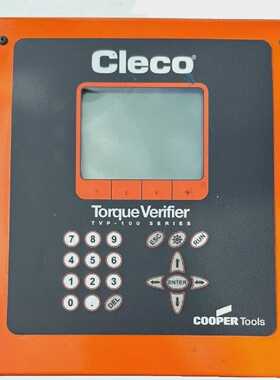 Cleco Torque Verifier Control Panel TVP-110-30-D