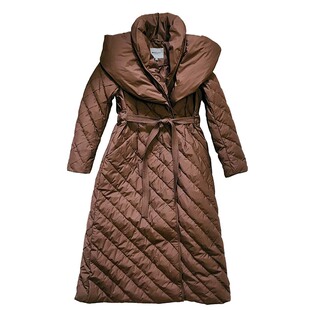 (专柜)摩多伽格冬新款高端设计感收腰过膝长羽绒服女厚潮21709