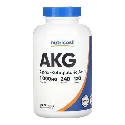 Nutricost AKG胶囊α-酮戊二酸高含量线粒体功能细胞能量代谢