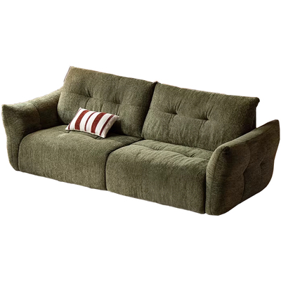 法式复古风可拆洗雪尼尔布艺沙发