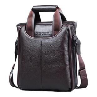 真皮单肩包男款爸爸牛皮男士斜挎包商务休闲背包手提包公文包男包