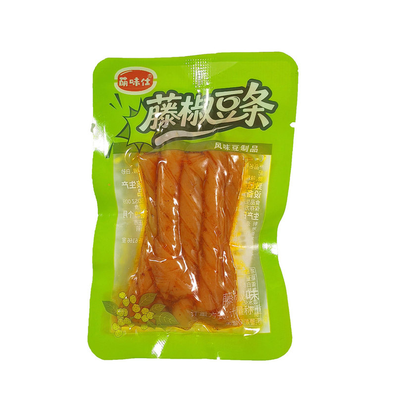 萌味仕藤椒豆条辣条麻辣鲜香相思卷小包装豆制品休闲零食宿舍小吃