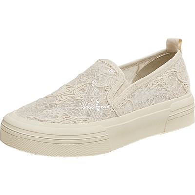 天美意2025新款一脚蹬舒适百搭通勤上班渔夫鞋女板鞋KJ007BA5