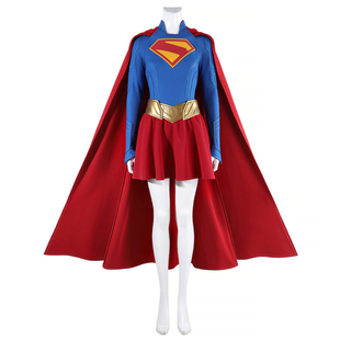 漫乐 DC超女cosplay同款电影角色cos服装披风万圣节扮演服女5806