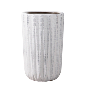 大号轻奢陶瓷花盆粗陶北欧风客厅发财树金山棕竹绿植高级落地花器