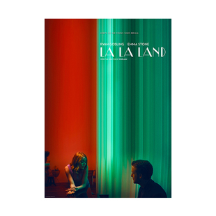 爱乐之城 Lalaland 经典电影海报 宿舍卡片周边墙贴卧室装饰画