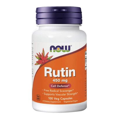 nowfoods诺奥美国进口芦丁片维生素P胶囊增强毛细血管弹性出血症