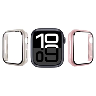 动派适用苹果手表保护壳applewatchs10壳iwatch11壳膜一体s9保护套Ultra高清46mm防爆8钢化膜45防尘抗划痕7/6