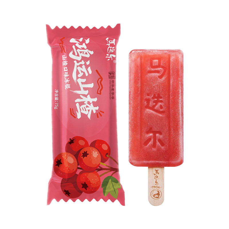马迭尔山楂冰棍哈尔滨网红雪糕