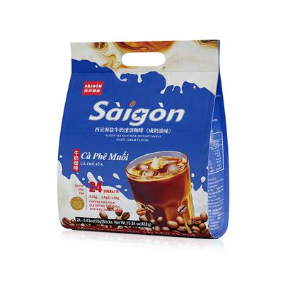 西贡越南三合一海盐牛奶速溶咖啡