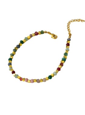 波西米亚风天然石项链