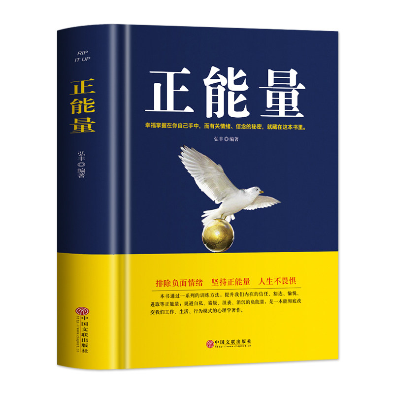 正版 正能量 负面情绪正面解决焦虑症缓解心灵鸡汤心灵成长与修养的书籍 职场抑郁症治疗解压心理疏导青少年成功励志青春文学书