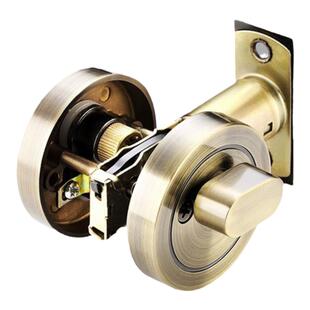 闭锁单面锁双面隐形锁开辅助锁圆呆门锁通道锁暗装有框玻璃门呆锁