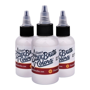 原装进口斯塔布瑞高光白纹身色料 提亮文身色料 易上色彩色颜料