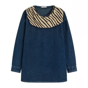 女童牛仔衬衫外套2026春装新款韩版休闲洋气儿童宝宝衬衣上衣童装